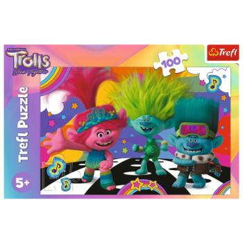 Trefl Puzzle 100 darab – Fun Trolls / Universal Trolls 3 (2023) kép