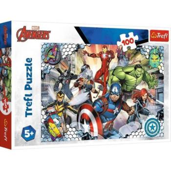 Trefl Puzzle 100 darab - Híres Bosszúállók / Disney Marvel The Avengers kép