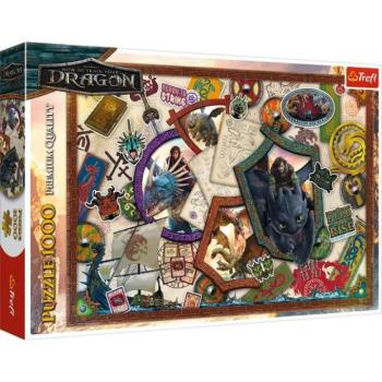 Trefl Puzzle 1000 Így neveld a sárkányodat kép