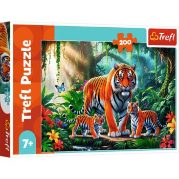 Trefl Puzzle 200 Tigris szokások kép