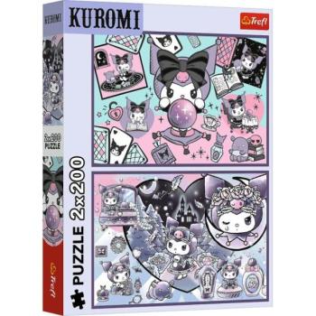 Trefl Puzzle 2x200 Csínyek Kuromival / Hello Kitty kép