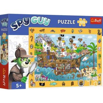 Trefl Puzzle képkutató Spy Guy: Kalózhajó 100 darabos kép