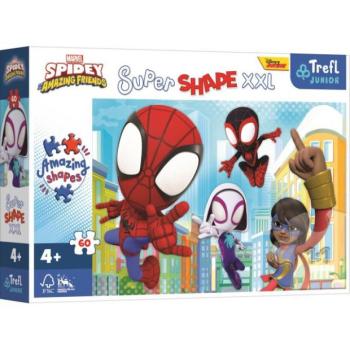 Trefl Puzzle Super Shape XXL Spidey és csodálatos barátai 60 darabos kép