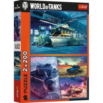 Trefl Puzzle World of Tanks: Páncélozott küldetés 2x200 darabos kép