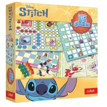 Trefl Stitch 15 társasjáték készlet kép