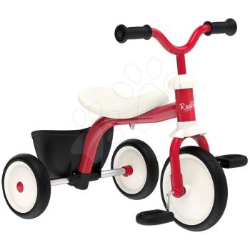 Tricikli és bébitaxi Retro Rookie Trike Smoby ultrakönnyű pedálakkal és gumikerekekkel 24 hó kép