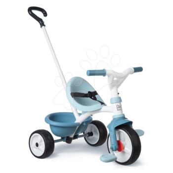 Tricikli szabadonfutó Be Move Tricycle Blue Smoby tolókarral és EVA kerekekkel kék 15 hó-tól kép