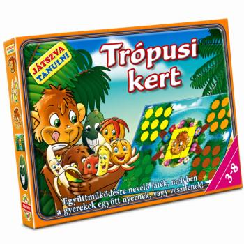 Trópusi kert – kooperatív együttműködésre nevelő társasjáték gyerekeknek, 3–8 éves kortól (BBMJ) kép
