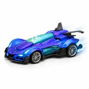 TurboFury RC távirányítós versenyautó gyerekeknek – futurisztikus játékautó LED világítással és vízpermet effektussal (BBJ) kép