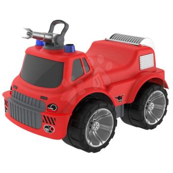 Tűzoltó autó üléssel Maxi Firetruck Power Worker BIG vízágyúval gumikerekekkel 2 éves kortól kép
