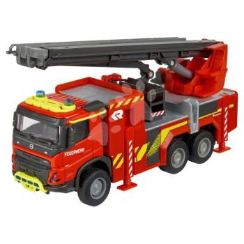 Tűzoltóautó Volvo FMX Truck Fire Engine Majorette kihúzható platform 19 cm kép