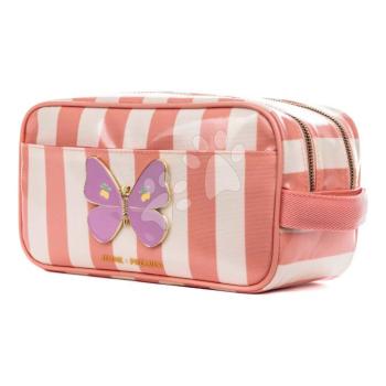 Utazó piperetáska Travel Pouch Butterfly Stripe Jeune Premier ergonomikus luxus kivitel 25*12,5 cm kép