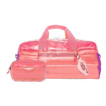 Utazótáska Caroline Weekend Bag Puffer Pink Jeune Premier ergonomikus luxus kivitel 50*25 cm kép