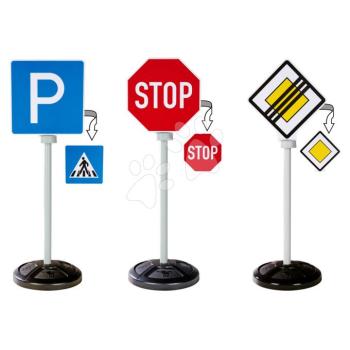 Útjelző táblák játszótérre Traffic Signs BIG 3 fajta 5 szimbólummal 69 cm magasak kép
