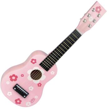 Vilac Pink gitár virágokkal kép