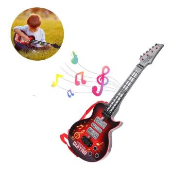 Világító játék elektromos gitár gyerekeknek - 4 húros (BBJ) kép
