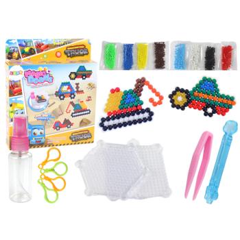 Vízgyöngyök készlet DIY Magic Beads 8 színű elektromos autók építőipari járművek kép