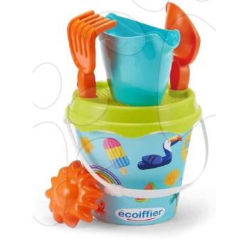 Vödör szett fagylalt Garden&Seasons Écoiffier 18 cm locsolókanna 6 részes IML nyomat 18 hó-tól kép