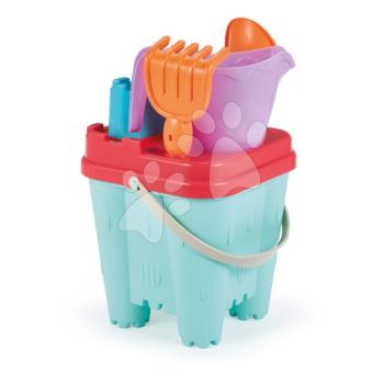 Vödör szett maxi Vár Castle Bucket Summer Écoiffier locsolókannával és formákkal 6 részes 18 hó-tól kép