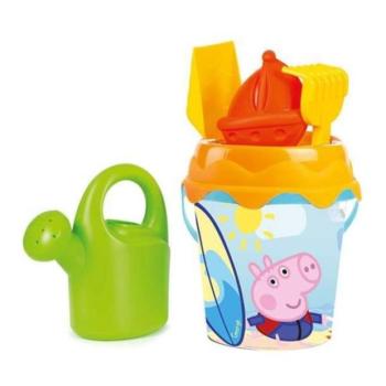 Smoby Peppa Pig vödör tálal és tartozékokkal, közepes kép