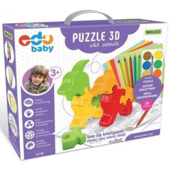 Wader puzzle 3D vadállatok