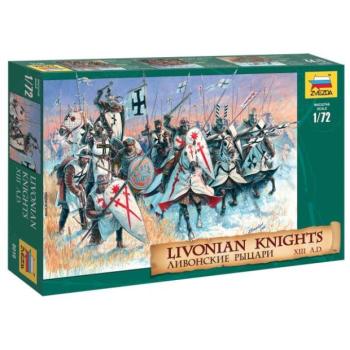 Wargames (AoB) figurák 8016 - XIII-XIV. Századi Livóniai lovagok (1:72) kép