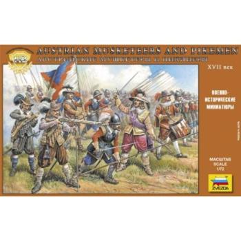 Wargames (AoB) figurák 8061 - Osztrák muskéták és Pikeman (1:72) kép