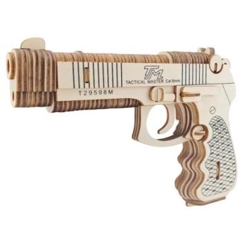 Woodcraft Fa 3D puzzle pisztolyok M92F kép