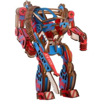 Woodcraft Wooden 3D puzzle Powersuit színes kép