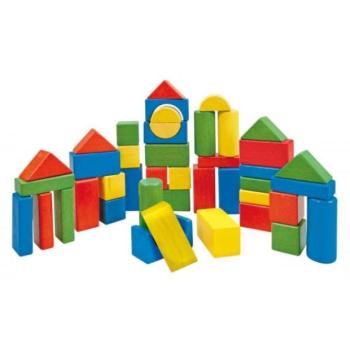 Woody Cubes színes 50 db - 2,5 cm