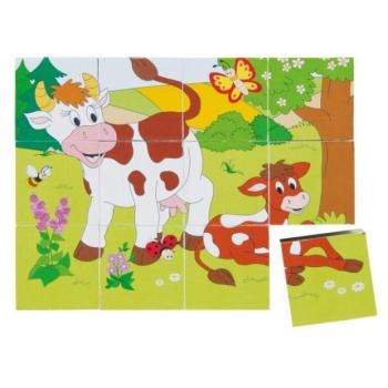 Woody Kubus 3x4 - Állatok tavasz/nyár/ősz/tél kép