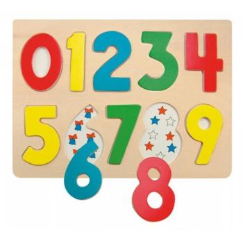 Woody Puzzle a "Számok katicabogarak" táblán. kép