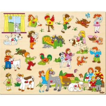 Woody Puzzle nagy fogantyúval