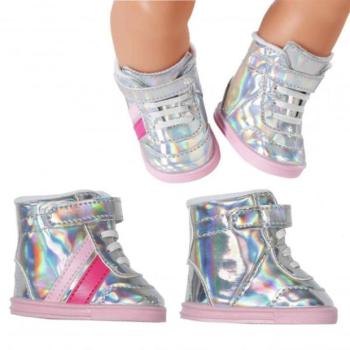 Zapf BABY born Sneakers ezüst, 43 cm kép