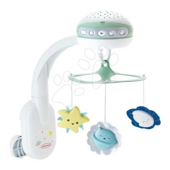 Zenélő kiságyforgó 3in1 Projector Musical Mobile Infantino vetítővel és éjszakai fénnyel zöld 0 hó-tól kép