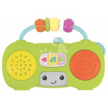 Zenélő mini rádió Music & Light Pretend Mini Boombox Infantino 5 dallammal és villogó fénnyel 6 hó-tól kép