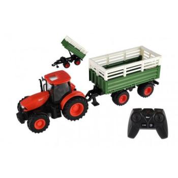 Zetor RC traktor vontatóval, 42 cm, 2,4 GHz, újratölthető akkumulátor + hanggal rendelkező akkumulát kép
