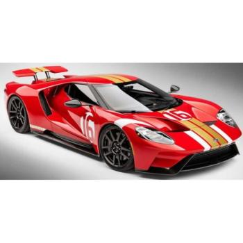 1:18 FORD GT HERITAGE EDITION ALAN MANN RED 2022 - GT SPIRIT - GT883 kép