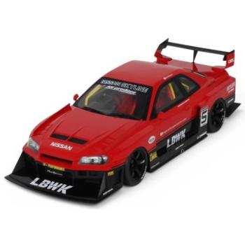 1:18 LB-ER34 SUPER SILHOUETTE SKYLINE AKTÍV PIROS 2 kép