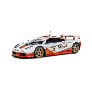 1:18 MCLAREN F1 GTR RÖVID FAR WHITE #8 ÁR/BASCHER BPR GT 1995 kép