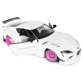 1:18 TOYOTA GR SUPRA LIBERTY WALK BODY KIT FEHÉR - SOLIDO kép