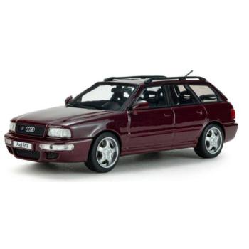 1:43 AUDI AVANT RS2 RUBY RED 1995 - SOLIDO kép