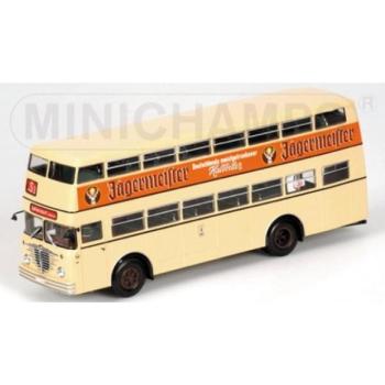 1:43 BUESSIG D2U BUS DOPPELDECKER JAEGERMEISTER 1955 kép