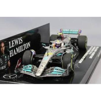 1:43 MERCEDES-AMG PETRONAS FORMULA 1-ES CSAPAT F1 W13 E TELJESÍTMÉNY – LEWIS HAMILTON – MIAMI