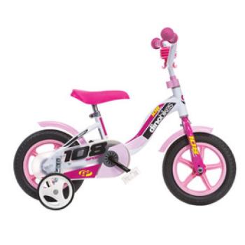 10" kerékpár - 108 Sport - fehér /rózsaszín kép