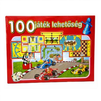 100 az 1-ben társasjáték gyűjtemény – klasszikus családi játékok minden korosztálynak (BBMJ) kép