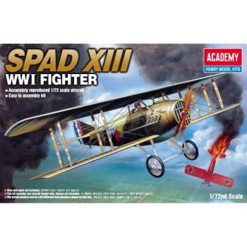 12446 típusú repülőgép-modell repülőgép - SPAD XIII. WWI FIGHTER (1:72) kép