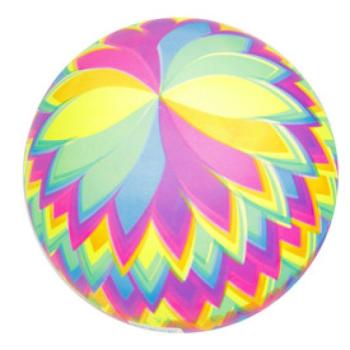 220mm Neon Mandala labda kép