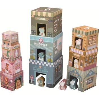 2Kids Toys Összecsukható kockatorony City kép