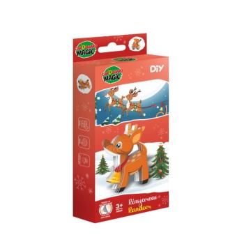 3D papírszobrászat - Rénszarvas kép